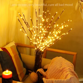 

20LED Willow Tree Branch Lights Christmas Party Home Decoration Fairy Tale String Lights Holiday Party Home Decoration Lights