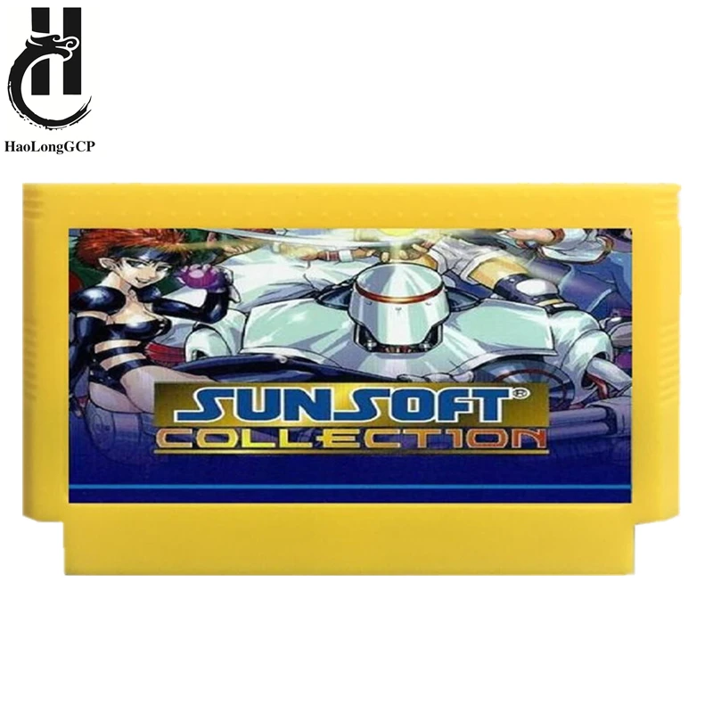 Sun-soft Coleção Cartão de Jogo para Nintendo Console de Videogame Familiar Cartucho de Jogos 8bit Grande Sun-soft 13 em 60 Pinos Alta Qualidade