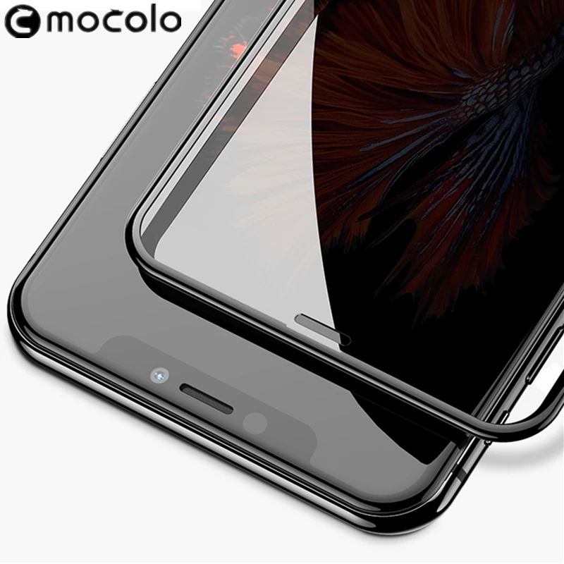for iPhone 11 Screen Protector Mocolo 3D Curved Edge Privacy Anti Glare XR for iPhone 11 Pro MAX Tempered Glass Screen Protector