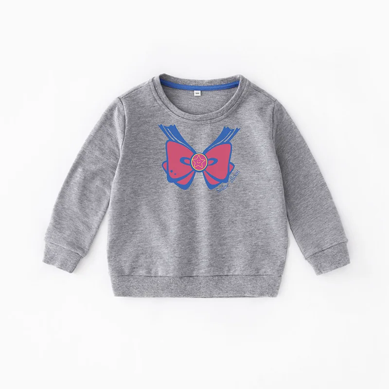 Children's Wear Cotton Children's Long-sleeved T-shirt Girls Bottoming Shirt Baby Long-sleeved Shirt Cute Bow Girls Tops Active