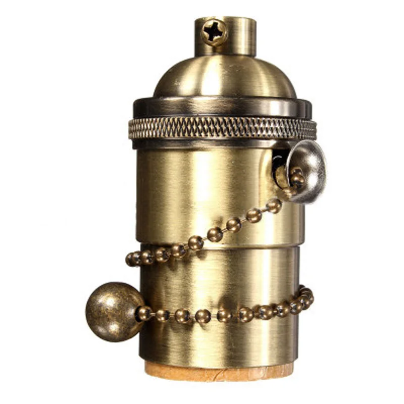 

Copper E27 Antique Retro Vintage Edison Lamp Light Socket Bulb Holder Annex