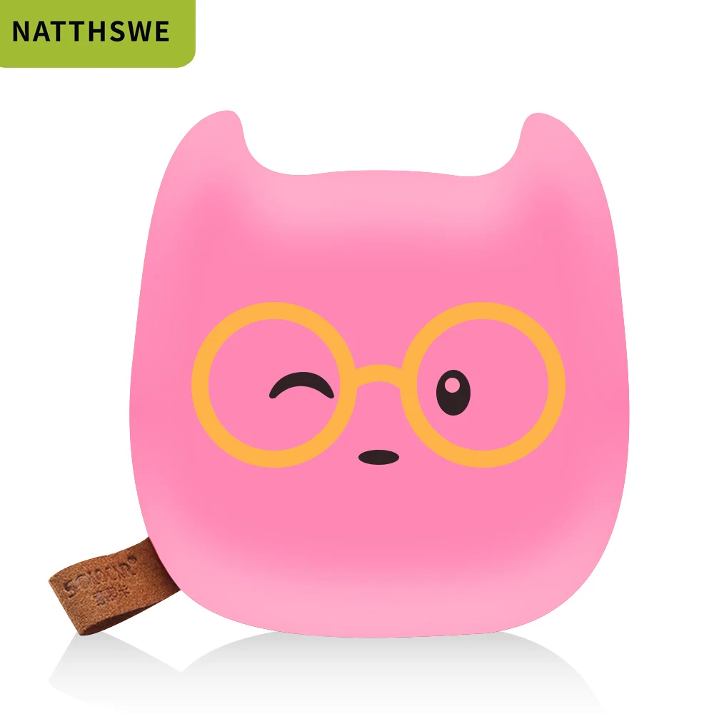Style 7 NATTHSWE мини 10000 мАч емкость мобильного банка питания милый Экспрессия Маленький Дьявол шиншилл полимерный внешний аккумулятор - Цвет: Style 7