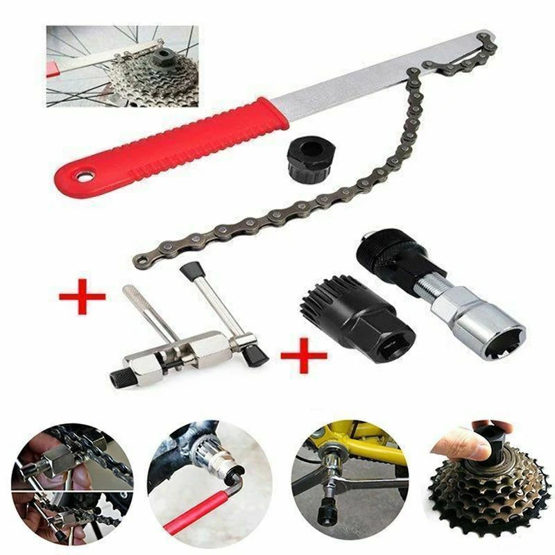 

5in1 Bike MTB Bicycle Crank Chain Axis Extractor Maintenance Repair Tool Kits