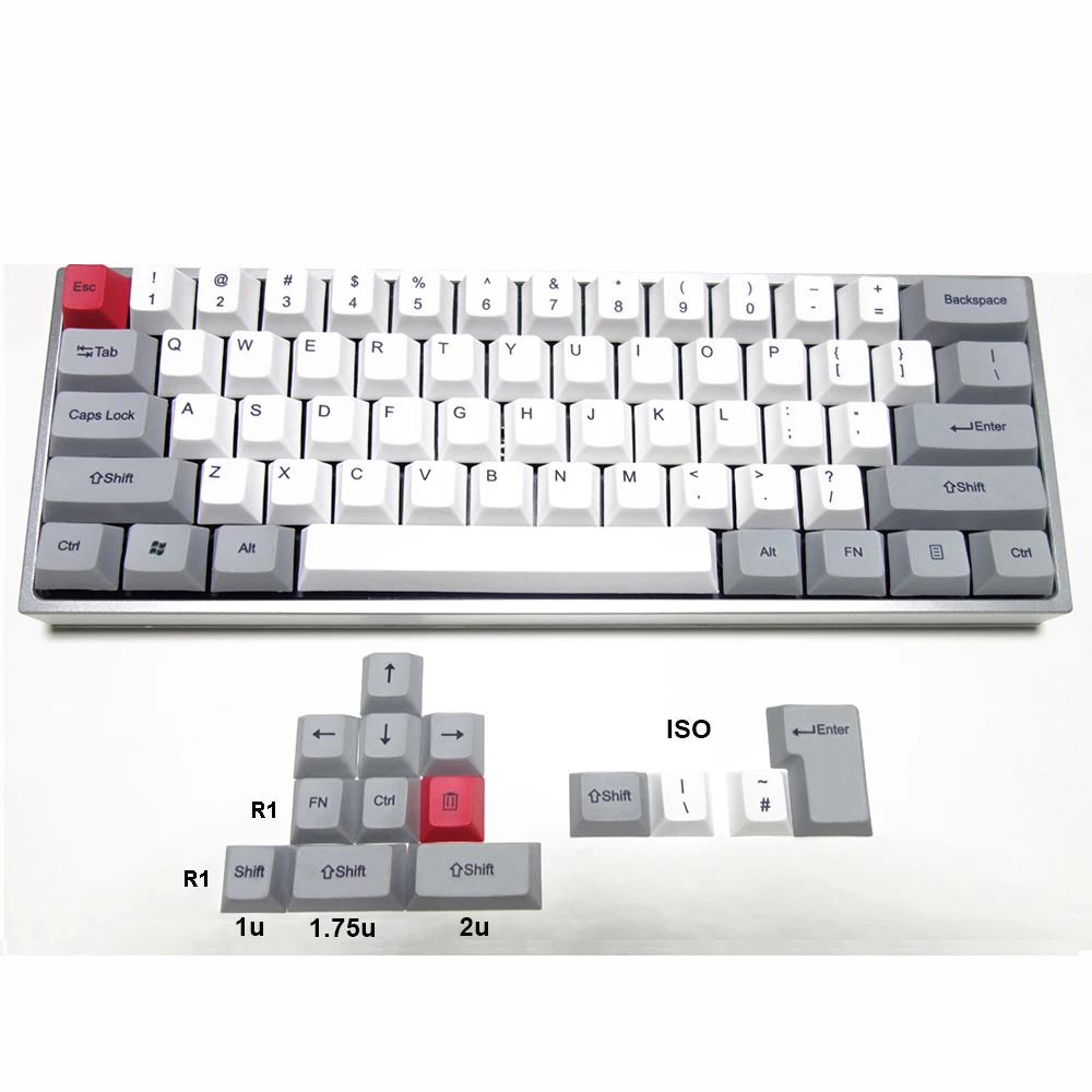 Толстые клавиатуры PBT с сублимационной краской вишневый профиль подходит для