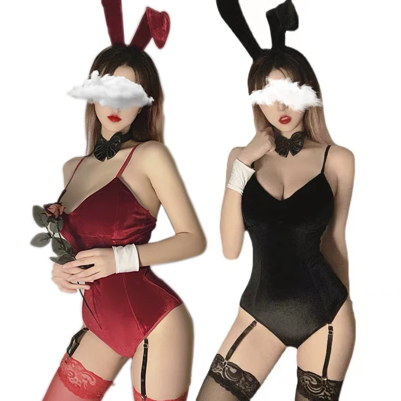 Nikki Pinx Sexy Cosplay Bunny Girl Rabbit Tail Costume Roleplay Uniform Erotic Lingerie Anime Costumes Bodysuit Ddlg Sexi Women -Zentai shop online Haf13eb9e26374bb582ac3bae8e91e21da.jpg