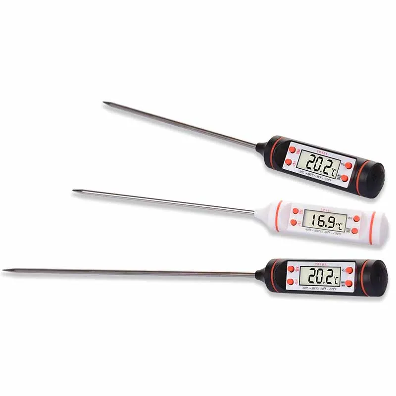 150mm/300mm/500mm Electronic Digital Food Thermometer BBQ Barbecue Thermometer Professional Pocket Max/Min