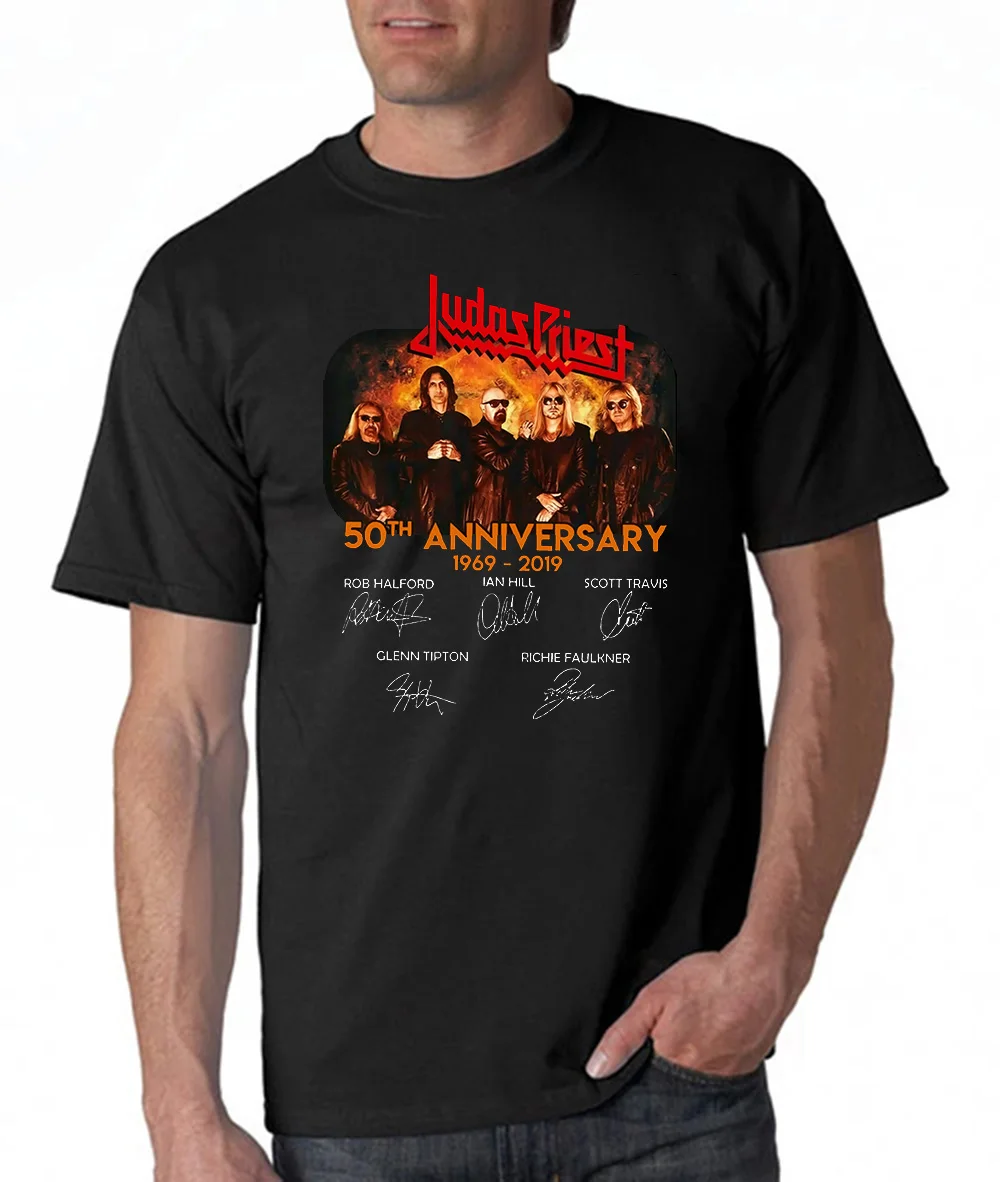 Judas Priest 50 летняя рубашка винтажный подарок для мужчин и женщин Мужская забавная