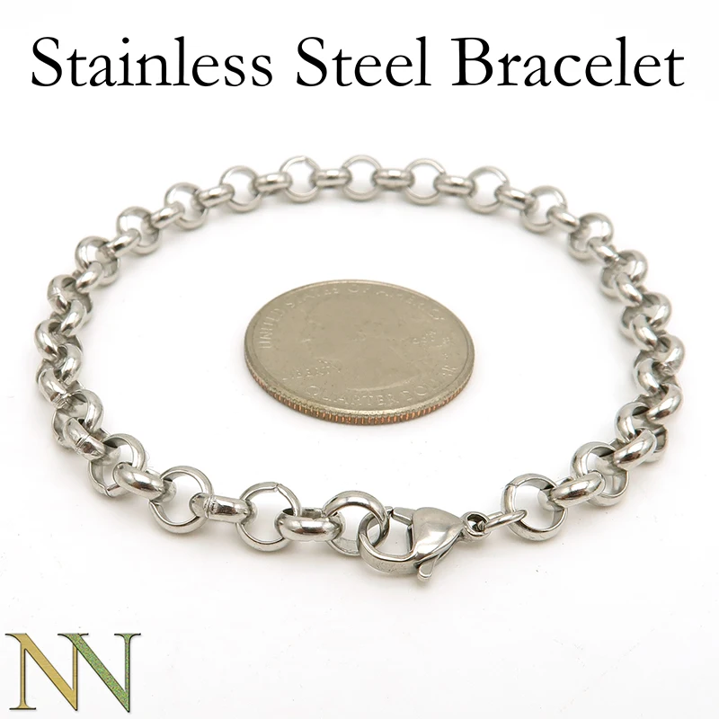 50 Pieces Tarnish Free Bracelets Gold Silver Tone for Women or Girls