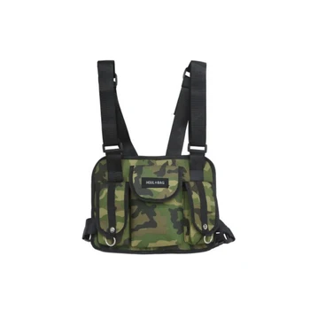

2019 NEW Fashion Chest Rig Waist Bag Hip Hop Streetwear Functional Tactical Chest Bag Cross Shoulder Bag