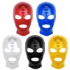 Unisex Women Mens Cosplay Face Mask Latex Shiny Metallic Open Eyes and Mouth Headgear Full Face Mask Hood for Role Play Costume ► Photo 2/6