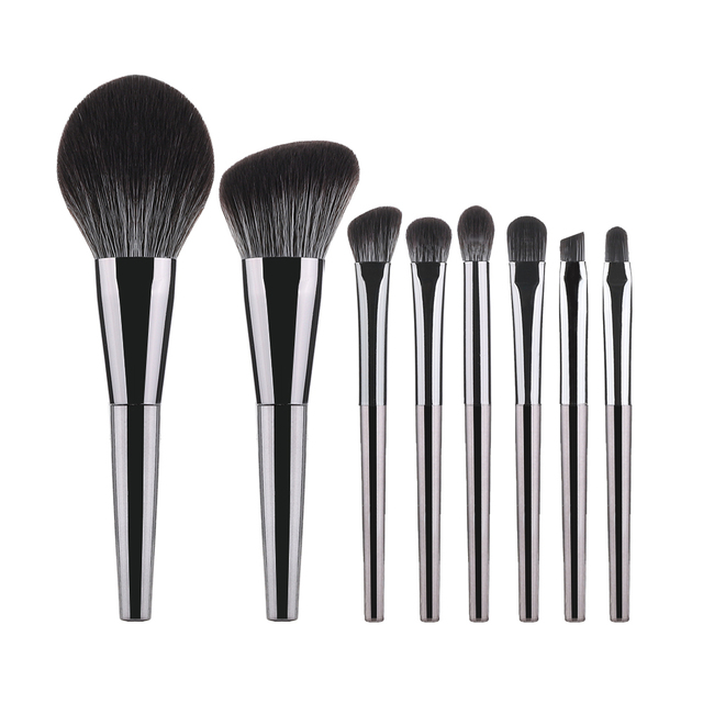 Long Tube Makeup Brushes Travel Set Professional Natural Hair Powder Foundation Eyeshadow Contour Eyebrow Cosmetic Brush Kit