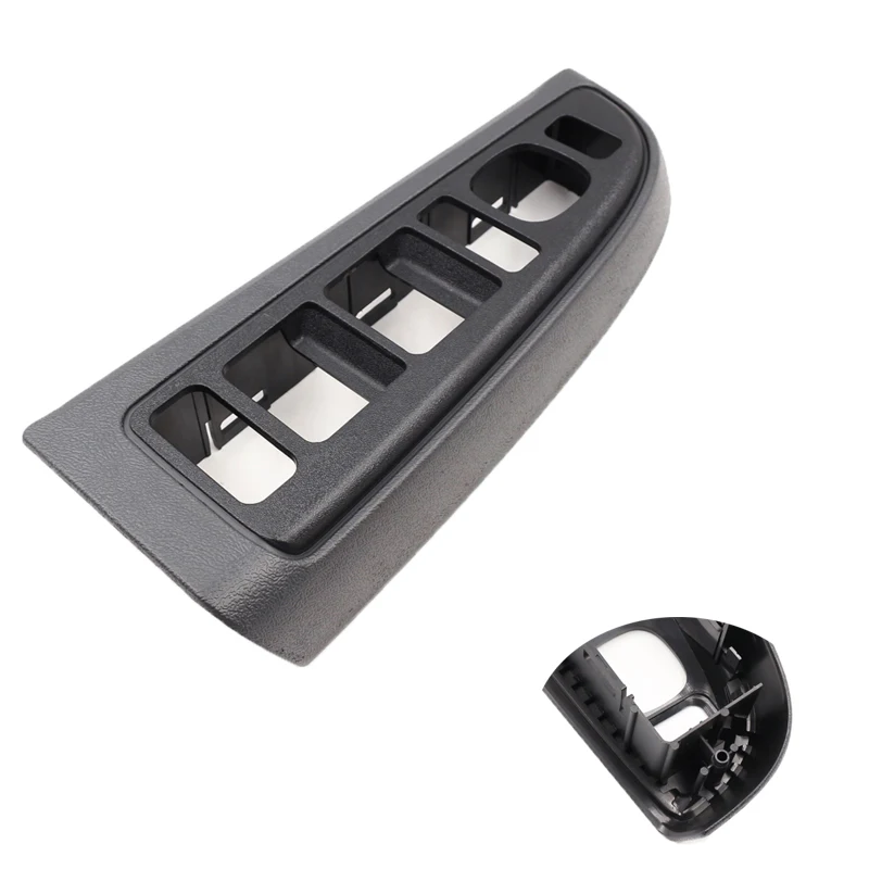 

Drivers Power Window Master Switch Bezel for 03-06 Silverado Sierra Crew Cab 07 Classic Dark Gray Trim replaces 89045128