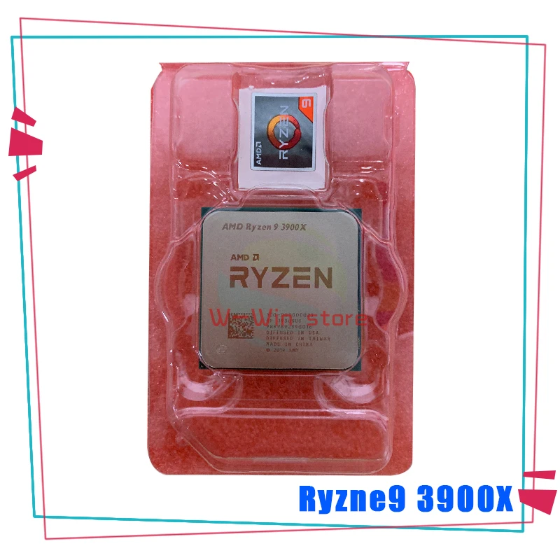 Процессор AMD Ryzen 9 3900X R9 3 8 ГГц двенадцатиядерный 24 поточный процессор 7 нм L3 = 64M 100