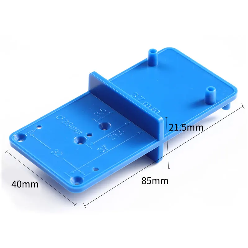 35mm 40mm Hinge Hole Drilling Guides For Woodworking Cabinet Doors Hinge Install DIY Tool Punch Drill Hole Opener Locators Drilling Guides