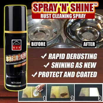 

1PC New Car Anti Rust Spray Inhibitor Rust Film Remover Spray Rust Quick Cleaming Spray Car Care Cleaning 120ml#Y1