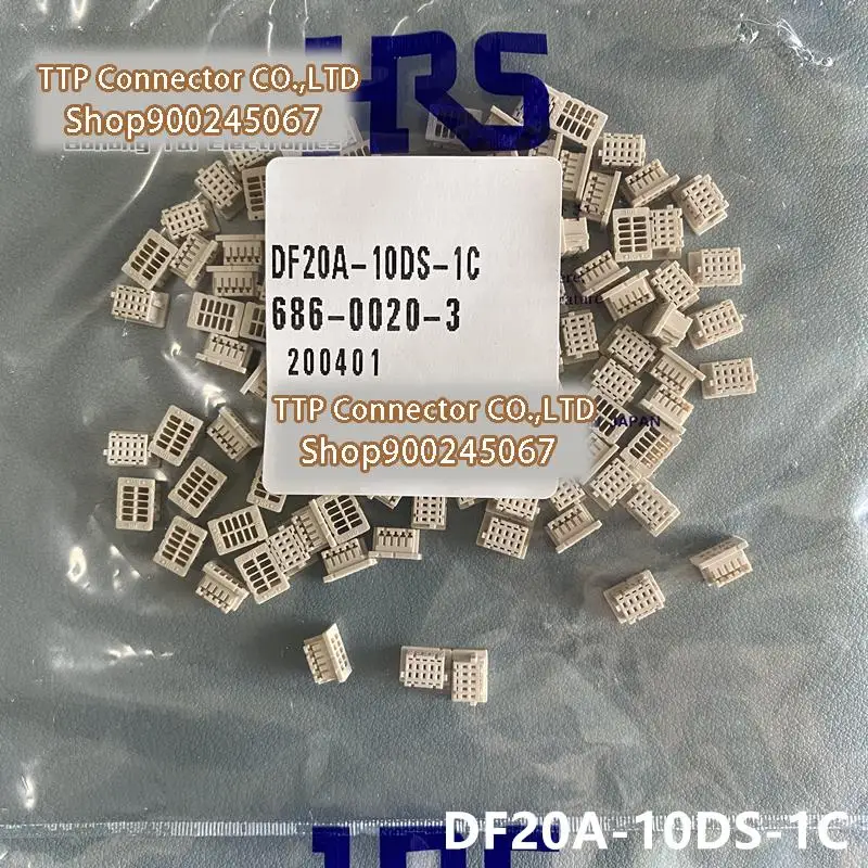 

100pcs/lot Connector DF20A-10DS-1C Plastic shell 10P 1.0mm Leg width 100% New and Origianl