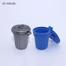 

JO HOUSE Mini Trash Can Model 1:12 1:6 Dollhouse Minatures Model Dollhouse Accessories