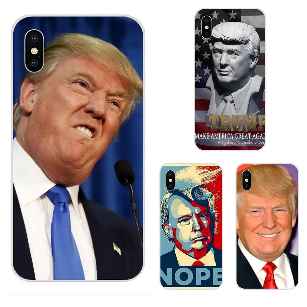 Забавный американский президент Дональд Трамп для Xiaomi Redmi Mi 4 7A 9T K20 CC9 CC9e Note 7 9 Y3 SE Pro