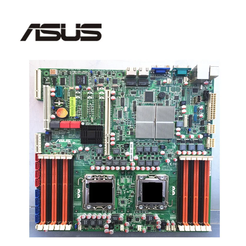 Материнская плата для ASUS Z8NR-D12-SYS б/у оригинальная сервера Intel 5500 разъем LGA 1366 DDR3 X58