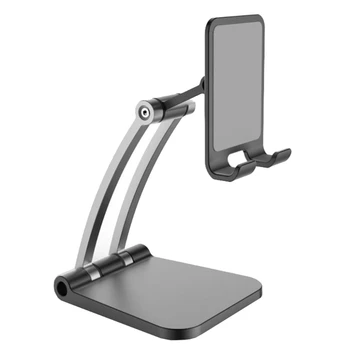 

Universal Metal Non-slip Adjustable Angle Desktop Tablet Holder Table Cellphone Foldable Stand Support for Mobile Phone