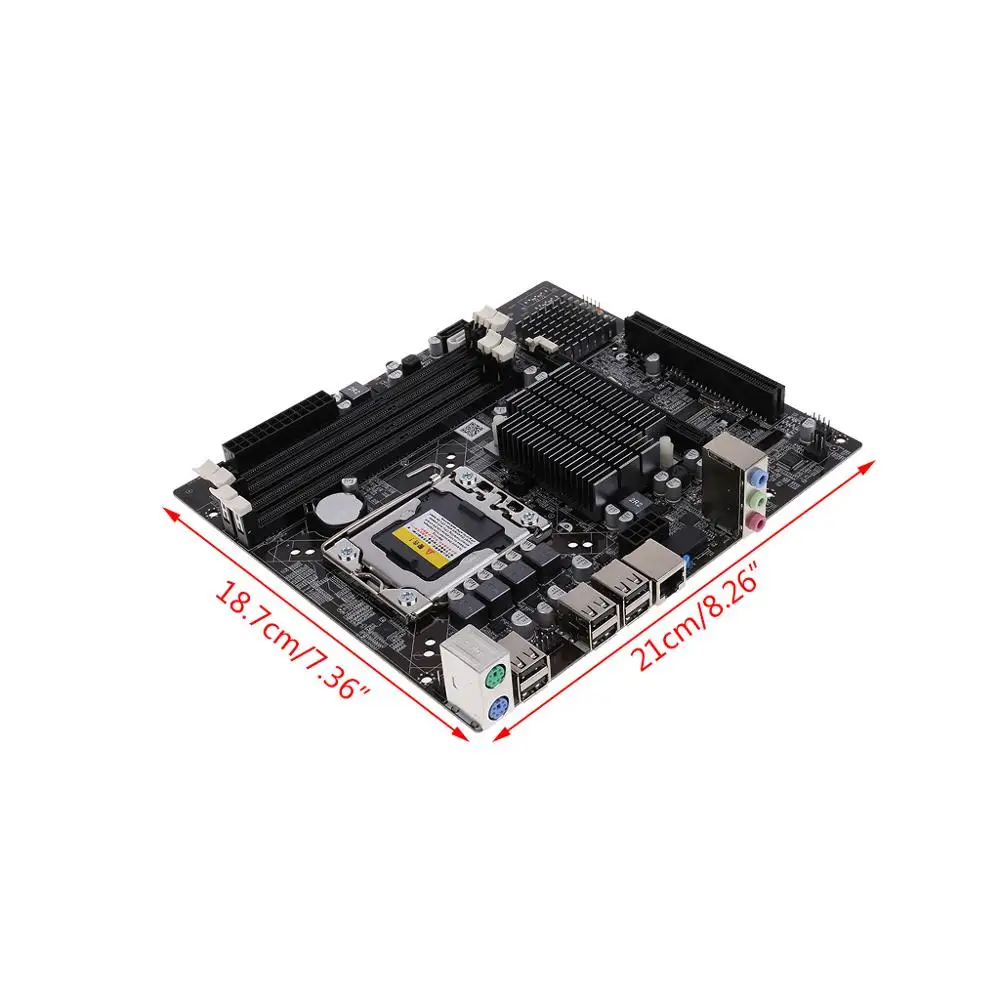 Deek-Robot X58 настольная материнская плата LGA 1366 Pin DDR3 компьютерная материнская плата для L/E5520 X5650 RECC без интерфейса msata