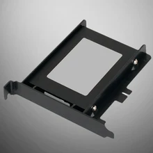 Держатель адаптера привода черный SSD HDD легкий экологичный портативный Монтажный кронштейн для хранения задней панели Экономия пространства Совместимость