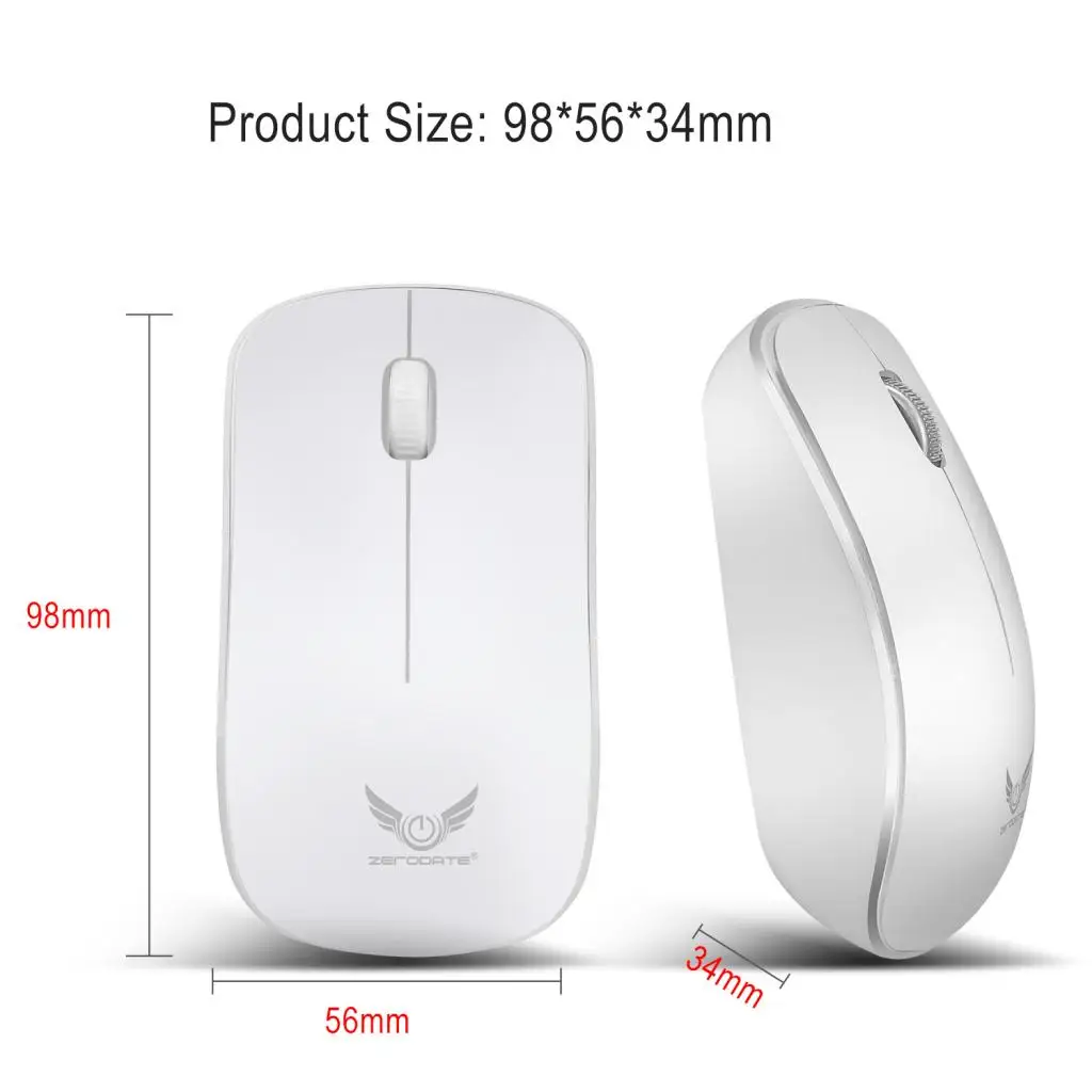 2.4GHz Wireless Optical USB Gaming Mouse Mice 1600DPI For Computer PC Laptop wireless mouse Laptops accessories