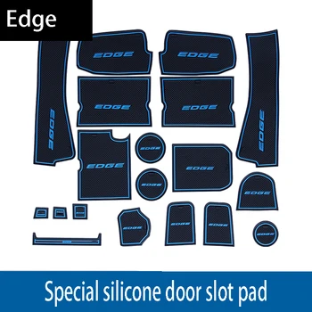 

Car door cushion Door Groove Mat Cup Anti Slip Slot Mats Pads Dust cushion for storage box For Ford edge 2015-2018