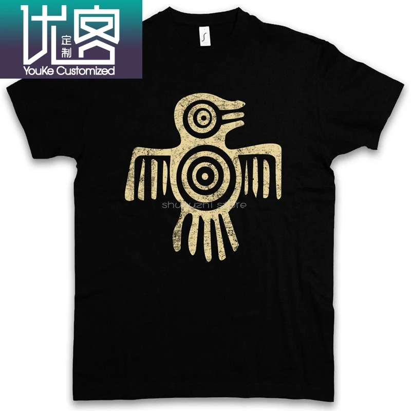 Футболка AZTEC BIRD II Мужская повседневная крутая прикольная рубашка с символикой