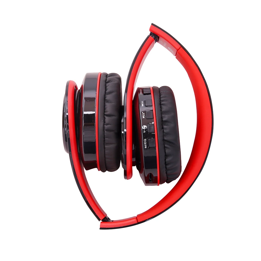 

Bluetooth Headphone Over-Ear Wireless Headphones Foldable stereo Earphone Headset with Mic support TF card FM for PC Music MP3