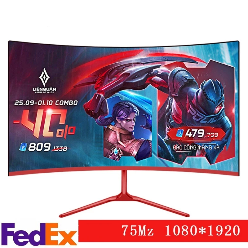24 Polegada monitor 144 hz gaming curvo komputer ips display lcd hd desktop gamer tela do computador ecran painel plano hdmi/dp
