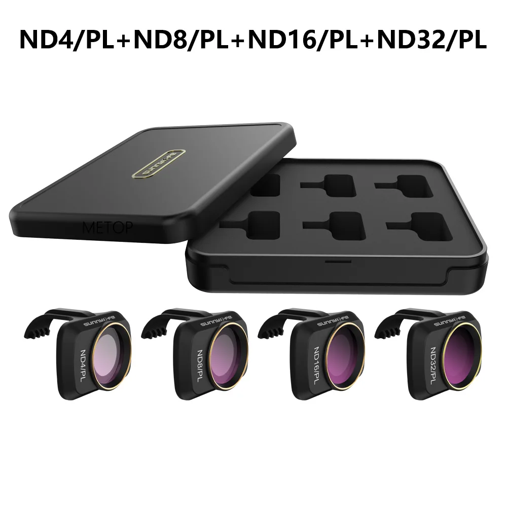 4 PC NDPL KIT DJI Mavic мини-объектив камеры ND/PL поляризационный фильтр комплект MCUV ND4 ND8 ND16 ND32 CPL Для DJI Mavic Mini Drone аксессуары - Цвет: 4 PC NDPL KIT