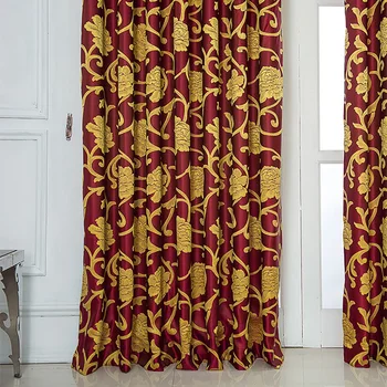

Lychee Flower Printed Lightproof Curtain Modern Door Curtain Window Room Divider Curtain Valance Home Decoration