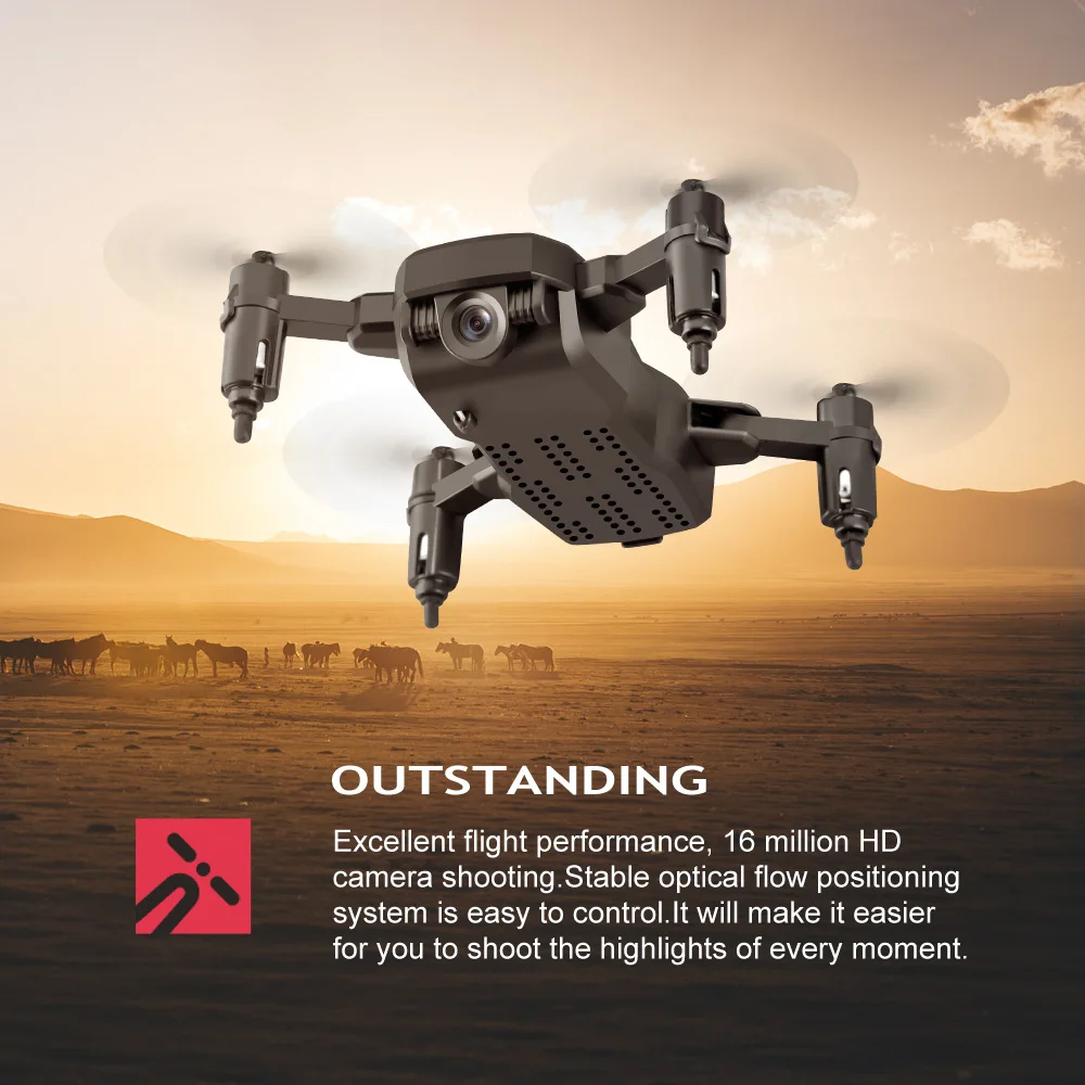 LF606 Mini Drone with Camera wifi FPV Foldable RC Mini Quadcopter with 4K Camera HD Altitude Mini D