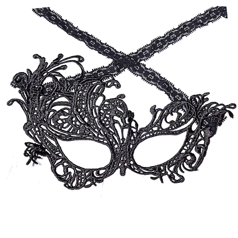 Новые женские Сексуальные Кружевные маски, черные, белые, для анонима Марди, пасхальные, вечерние, в европейском и американском стиле, с рисунком, маски, забавные, аксессуары для границы