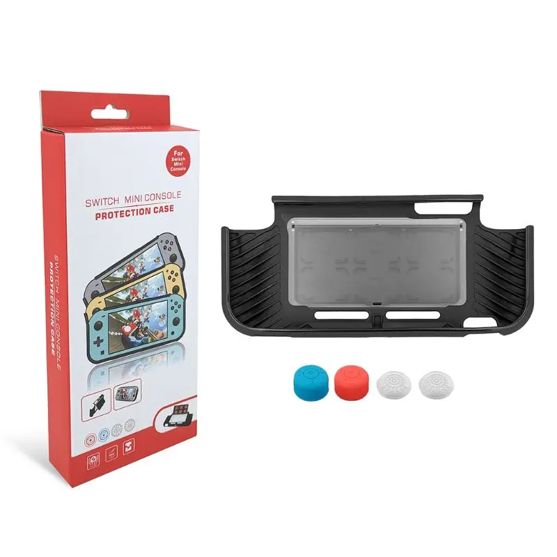 1Set Soft TPU Protective Case Protector Shell with Joystick Cap for Switch Lite