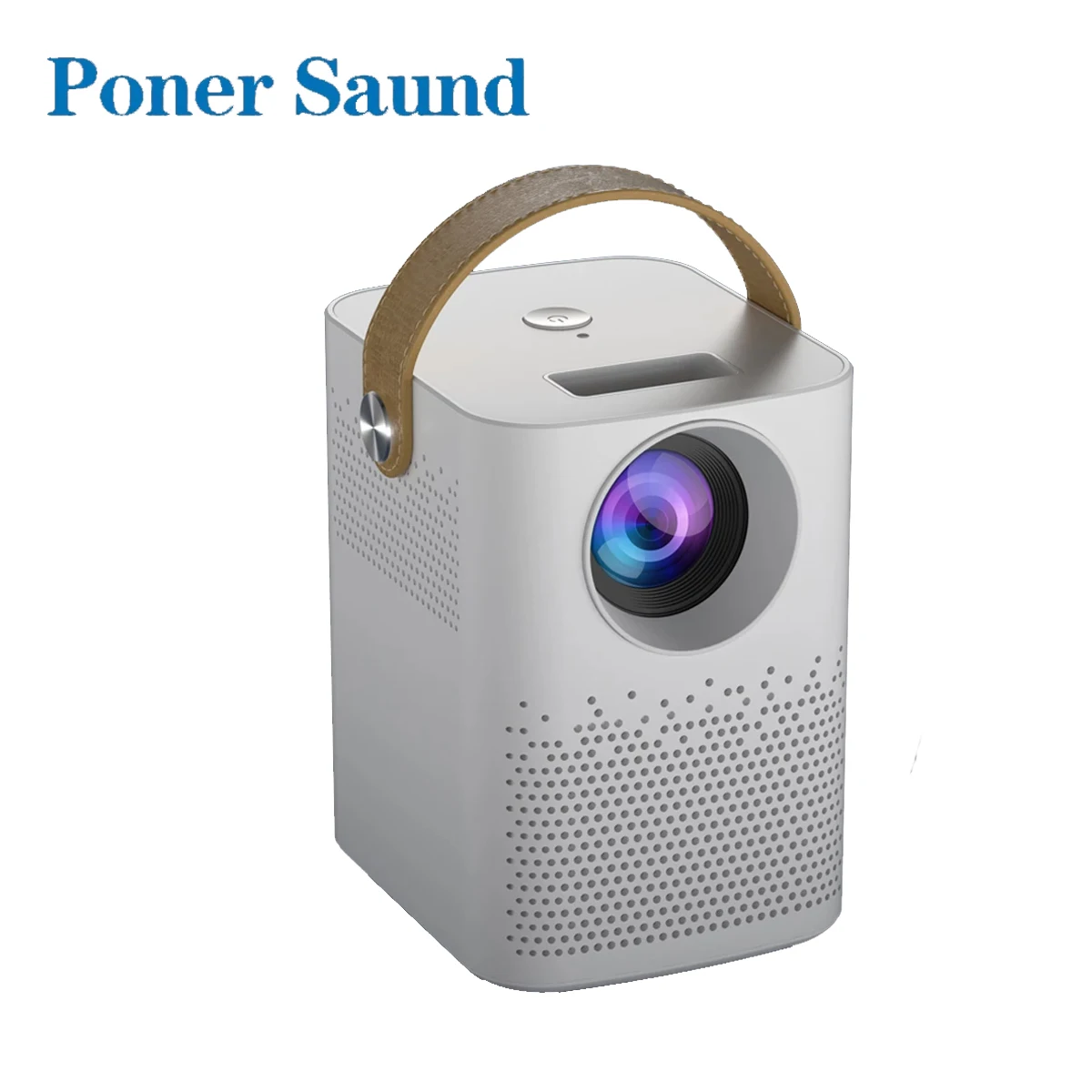 2022 New Poner Saund/AOREUN V2 Led Projector Support Full HD 1080p 4500 Lumens Bluetooth Speaker Home Theater USB Proyector | Электроника