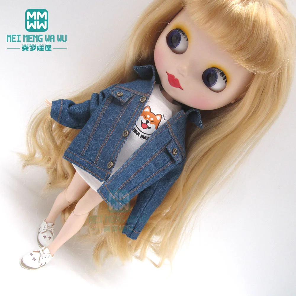 Одежда для куклы fit 1/6 28-30 см blyth Azone OB23 OB24 модная спортивная одежда джинсы, футболки