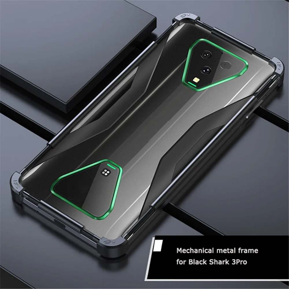 Metal Frame Phone Case for Xiaomi Black Shark HELO 2/ 3 Pro Mobile Phone Accessories Anti-drop Protective Frame Cover Metal Frame Phone Case for Xiaomi Black Shark HELO 2/ 3 Pro Mobile Phone Accessories Anti-drop Protective Frame Cover