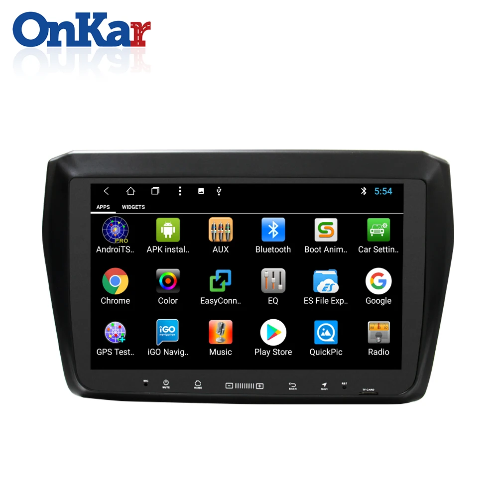 ONKAR Центральный Мультимедиа для Suzuki Swift Android 9,0 OS поддержка Mirror Link Wifi Bluetooth навигация без DVD плеера gps