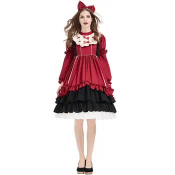 

Cute Lolita Fashion Dress Halloween Witch Costume Cosplay