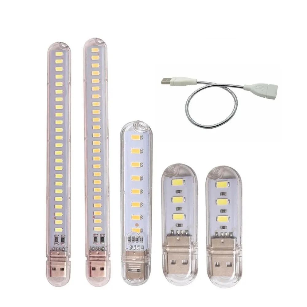 Мини USB LED Настольная лампа Портативный светодиодные настольные лампы для чтения