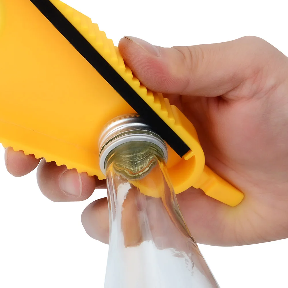 Under Cabinet Jar Opener Portable Kitchen Multi-function Cap Opener Opens Any Size Type of Lid for Arthritis Weak Hands Seniors