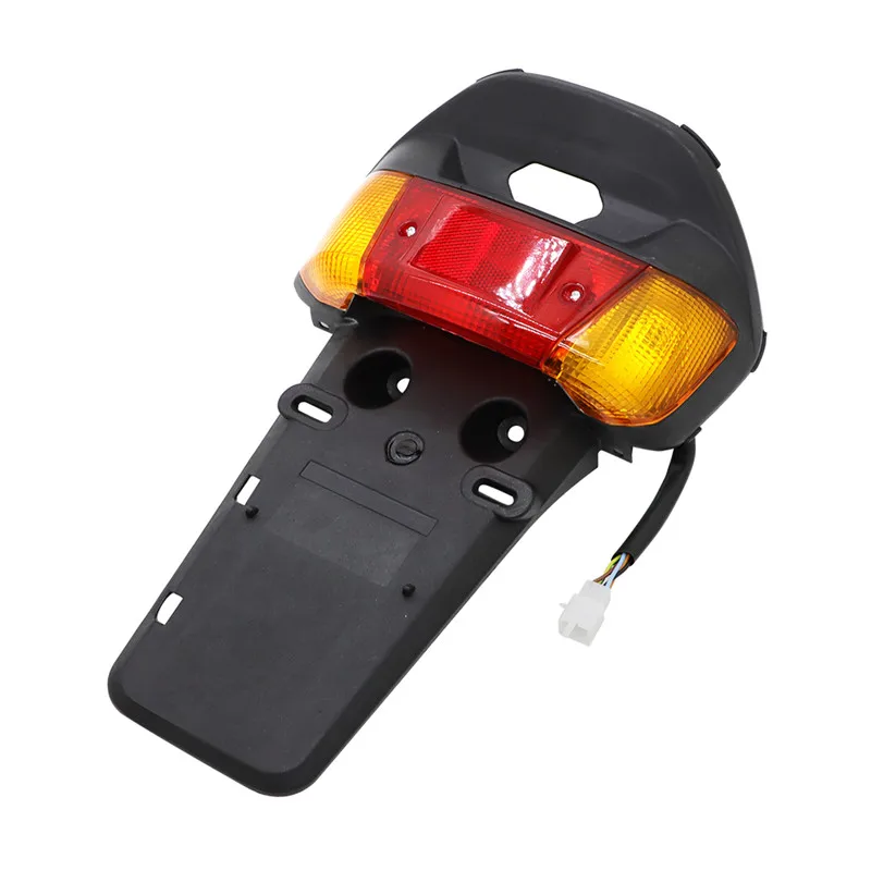 For Yamaha JOG 50 CY50 1992-2001 Jog JDM Taillight with Fender Cover Motorcycle LED Tail Light&Rear Fender Stop Taillight