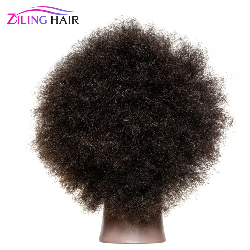 afro textured mannequin head
