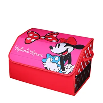 

Disney Mickey Minnie Car Trunk Glove Compartment Sundries Storage High Capacity Collapsible Storage Box X5138