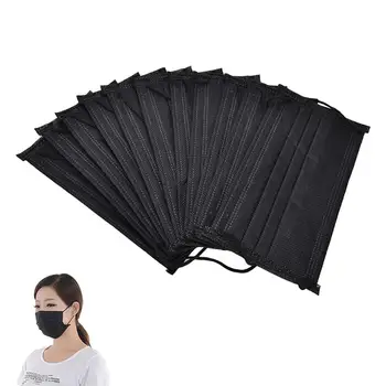 

10Pcs Non Woven Disposable Face Mouth Masks Anti-Dust Earloops 4
