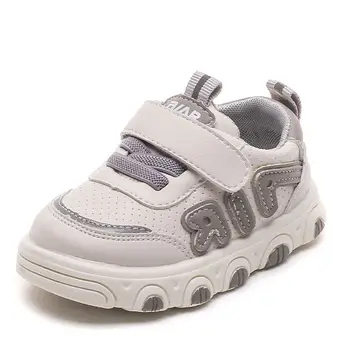 

0-3Years Old Kids Shoes Boys White Shoes Girls Causal Leather Sneakers Children Breathable Running Shoes Toddler Sports Shoes