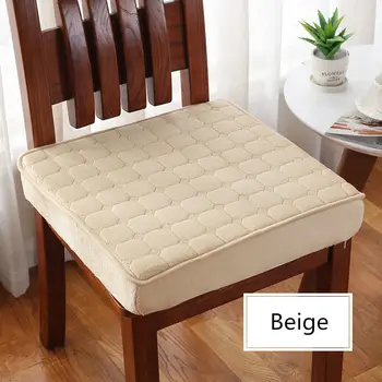 

Solid Color 50*50cm Chair Cushion Window Seat Pad Thicken Chair Cushion Home Office Decoration Cushion Sofa Car Sit Mat Winter