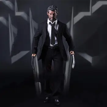 

1/6 Scale X-man logan business suit clothes set with claws for 12 inches action figures dolls
